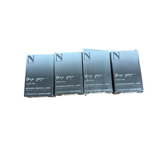 4 x Dr Natural Castile Soap Bar Onyx Sage 4 oz Each New In Box Paraben Free - Picture 1 of 3